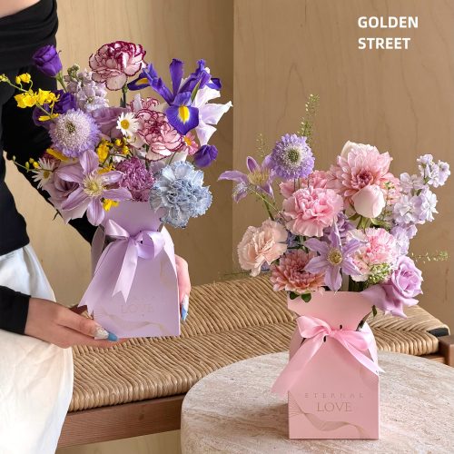 Bouquet packaging box