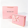 pink gold-foiled gift box