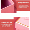 电商白底图生成 (9) pink gold-foiled gift box